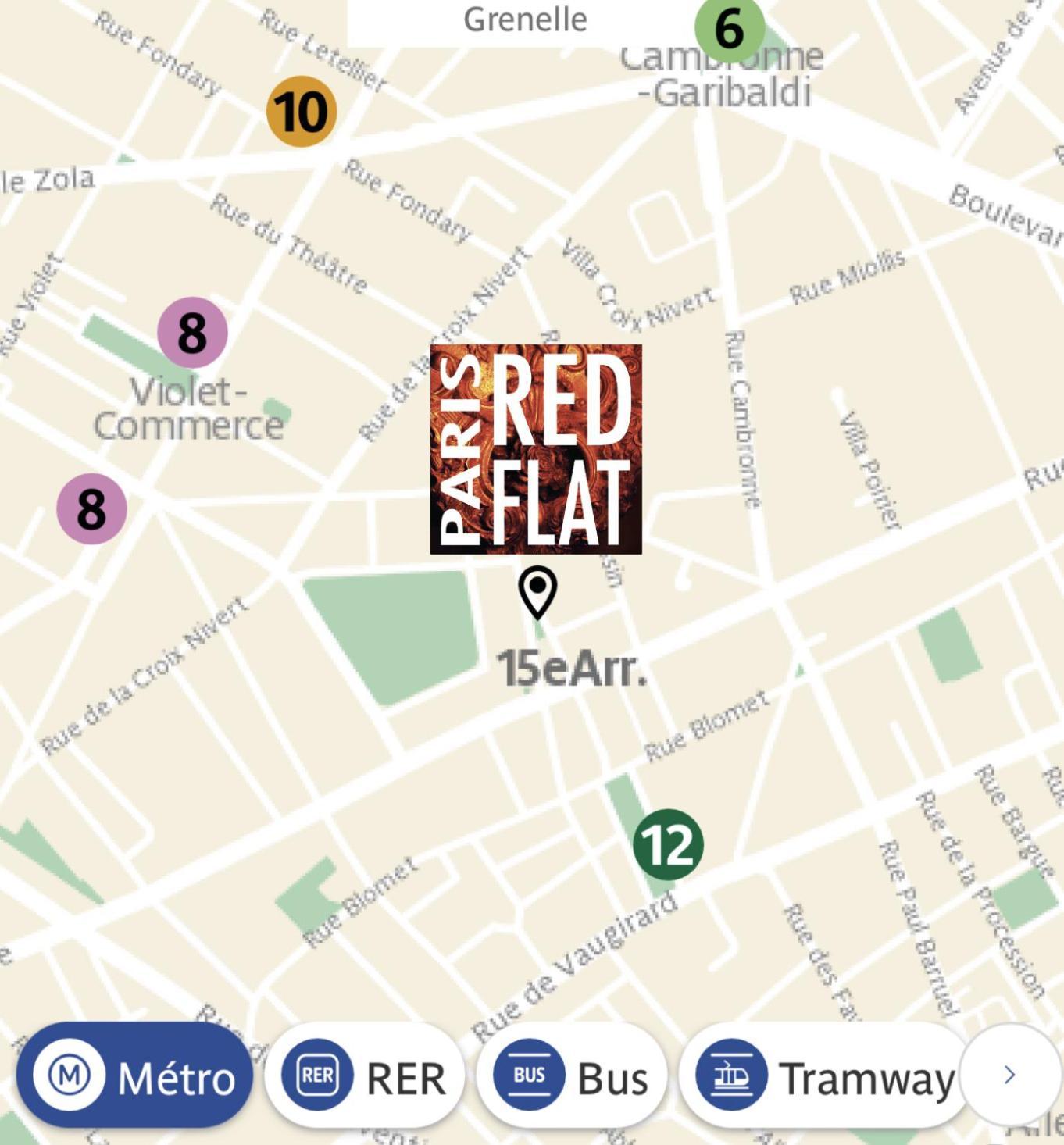 شقة Red Flat باريس المظهر الخارجي الصورة